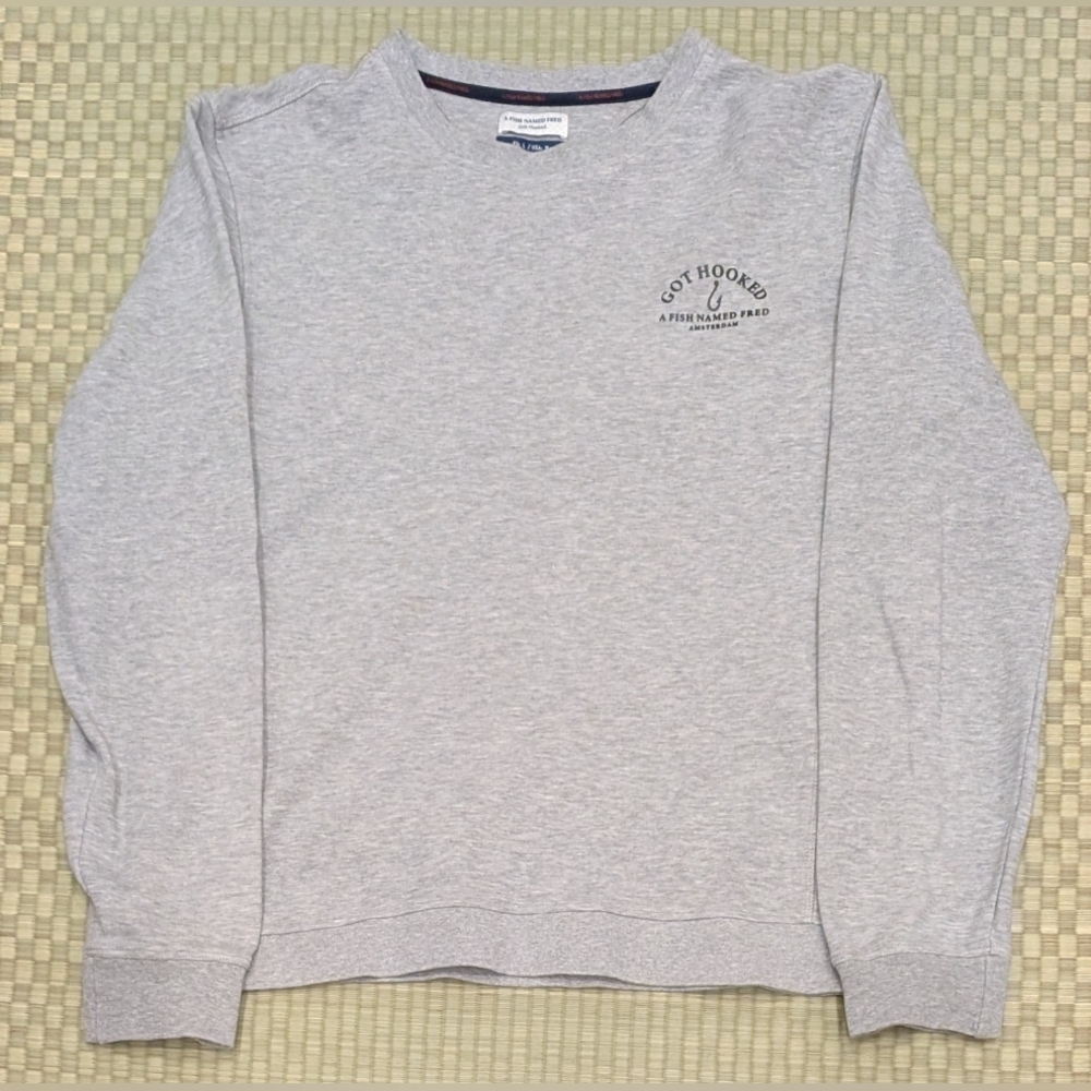 A Fish Named Fred Get Hooked Sweatshirt Men's Size Medium